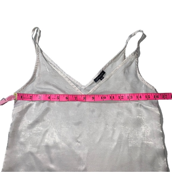 Dynamite Satin V-neck Cami Tank Top - Picture 10 of 14